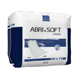 Underlag - Engangs Underlag Med Fluff Fyld, Abri-Soft Classic, 60x75cm, 30 Stk.