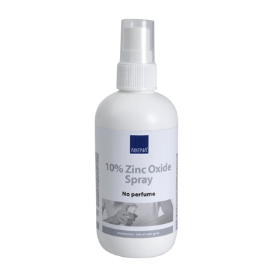 Hudpleje - Zink Spray, Abena, Uden Parfume, 10% Zink, 100ml